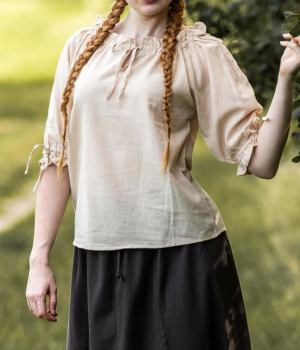 Preview: Mittelalter Kurzarmbluse 