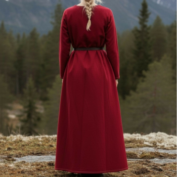 Preview: Wikinger Unterkleid Helga -  rot