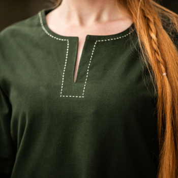 Preview: Wikinger Unterkleid Helga -  grün