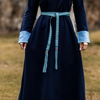 Gürtel "Vigga" mit Stickerei -  blau