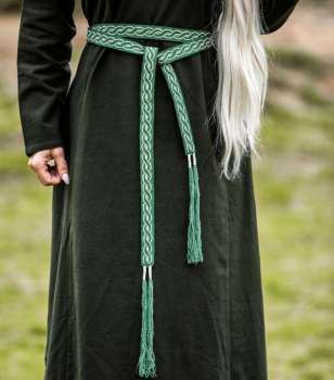 Gürtel "Vigga" mit Stickerei -  grün