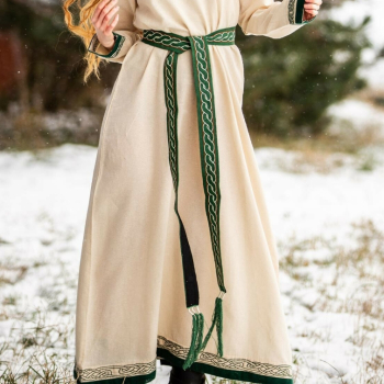 Preview: Wikinger Gürtel "Elina" -  grün