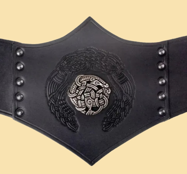 Miedergürtel "Morgaine" - Reif  -  schwarz