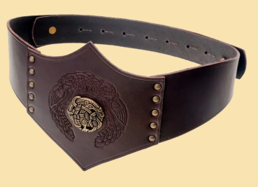 Miedergürtel "Morgaine" - Reif -  braun