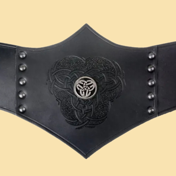 Miedergürtel "Morgaine" - Knoten -  schwarz