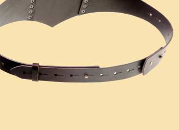 Preview: Miedergürtel "Morgaine" - Knoten -  braun