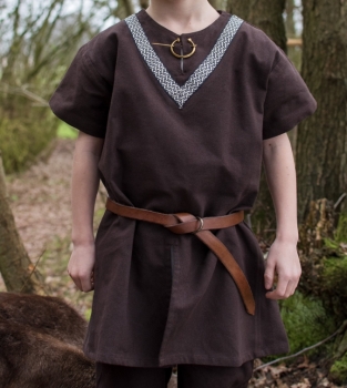 Kinder Mittelalter-Tunika - Ailrik - braun