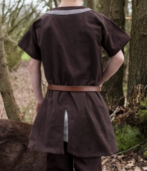 Preview: Kinder Mittelalter-Tunika - Ailrik - braun