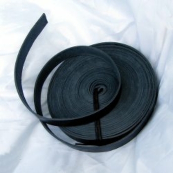 Endlos-Riemen für Gürtel - 1,5 cm  - schwarz