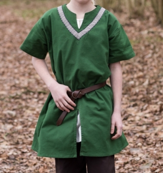 Kinder Mittelalter-Tunika - Ailrik - grün