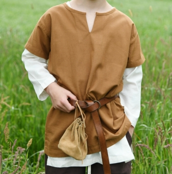 Preview: Kinder Mittelalter-Tunika - Linus - beigebraun