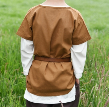 Preview: Kinder Mittelalter-Tunika - Linus - beigebraun