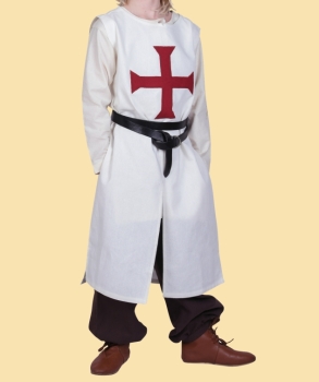 Kinder Wappenrock Alexander - Templer  -  natur/rot