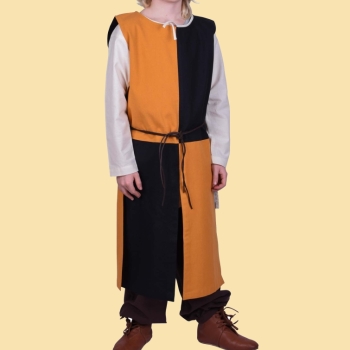 Kinder Waffenrock Lucas  -  senfgelb/schwarz