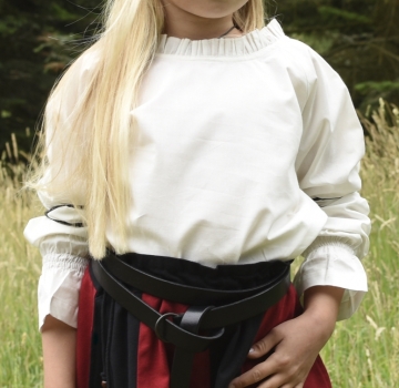 Preview: Kinder Mittelalter-Bluse - Helena - natur