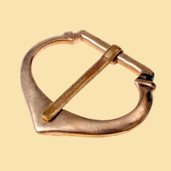Mittelalter-Schnalle  - für 1,5 cm - bronze