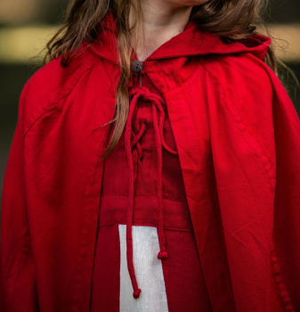 Preview: Mittelalter Kinderumhang "Cecilia"  -  rot