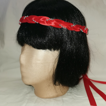 Jungfernband rot – Silber