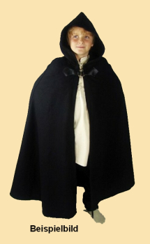 Kinderumhang mit Schließe "Agnes" - grau