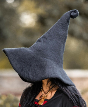 Preview: Hexenhut "Glinda"  -  schwarz