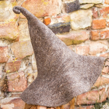 Preview: Hexenhut "Glinda"  -  naturbraun