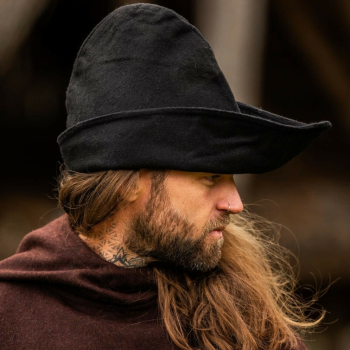 Robin Hood-Hut  -  schwarz