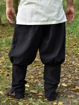 Preview: Wikinger Hose - Rushose - Olaf - schwarz