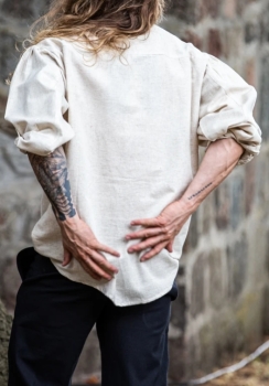 Preview: Schnürhemd "Dagwin"  - natur