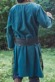 Preview: Tunika mit Bordüre "Halvor"  -  grün