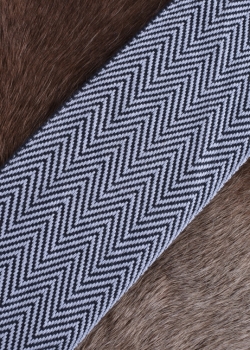 Preview: Wikinger Wadenwickel, Fischgrätband - 7 m lang, - blau