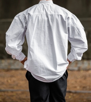 Preview: Schnürhemd "Dagwin"  - weiß