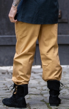 Preview: Mittelalter-Hose mit Gummizug "Veit" - honigbraun