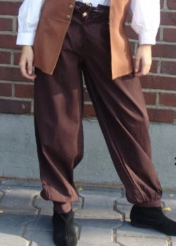 Mittelalter-Bundhose "Gerold" - dunkelbraun