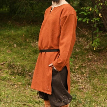 Preview: Wolltunika, Diamantköper  -  orange-rot