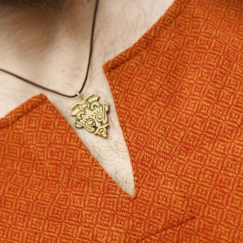 Preview: Wolltunika, Diamantköper  -  orange-rot