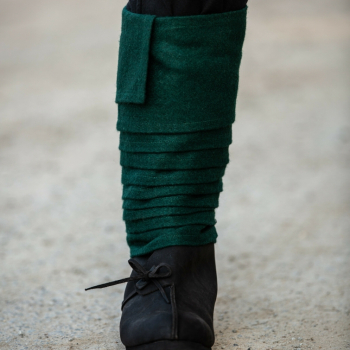 Preview: Wikinger Wollwadenwickel "Karl"  - grün