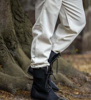 Preview: Mittelalter-Hose mit Gummizug "Veit" - natur