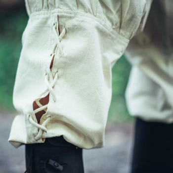 Preview: Wikingerhose mit Beinschnürung "Magnus" - natur