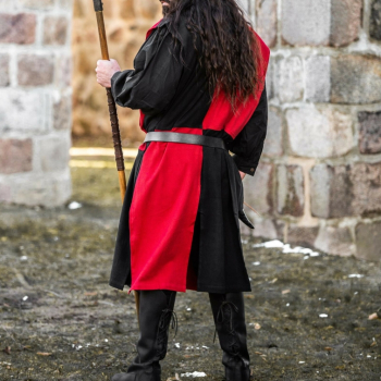 Waffenrock "Schachbrett" - schwarz/rot