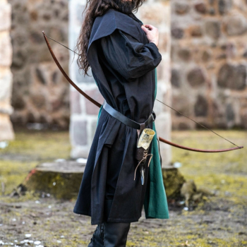 Preview: Zweifarbiger Waffenrock "Frederick" - schwarz/grün