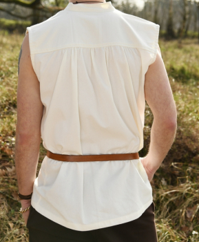 Preview: Mittelalter-Hemd Konstantin, ärmellos  -   natur