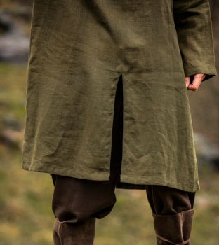 Preview: Tunika "Ansgar" mit V-Ausschnitt - grün