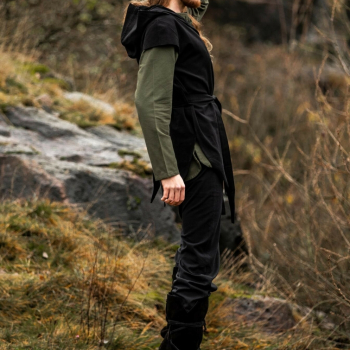 Preview: Waldläufer Tunika Arais  -  schwarz