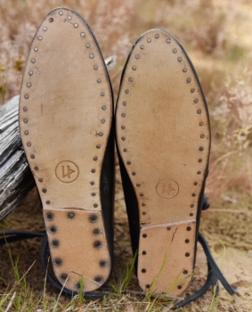 Preview: Frühmittelalter Schuhe - Typ Jorvik - schwarz