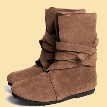 Haithabu-Stiefel aus Wildleder "Magne"  - braun