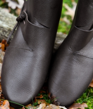 Preview: Frühmittelalter Schuhe  -   Typ Jorvik - dunkelbraun