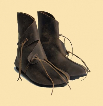 Preview: Wikingerstiefel "Joar"   -  Braun
