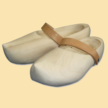 Kinder-Holzschuhe mit Riemen 