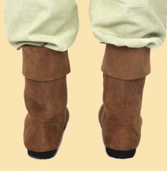 Preview: Mittelalter-Stiefel - Aurin - Stulpe - Braun