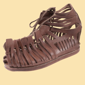 Römische Sandalen -  Caligae -  braun